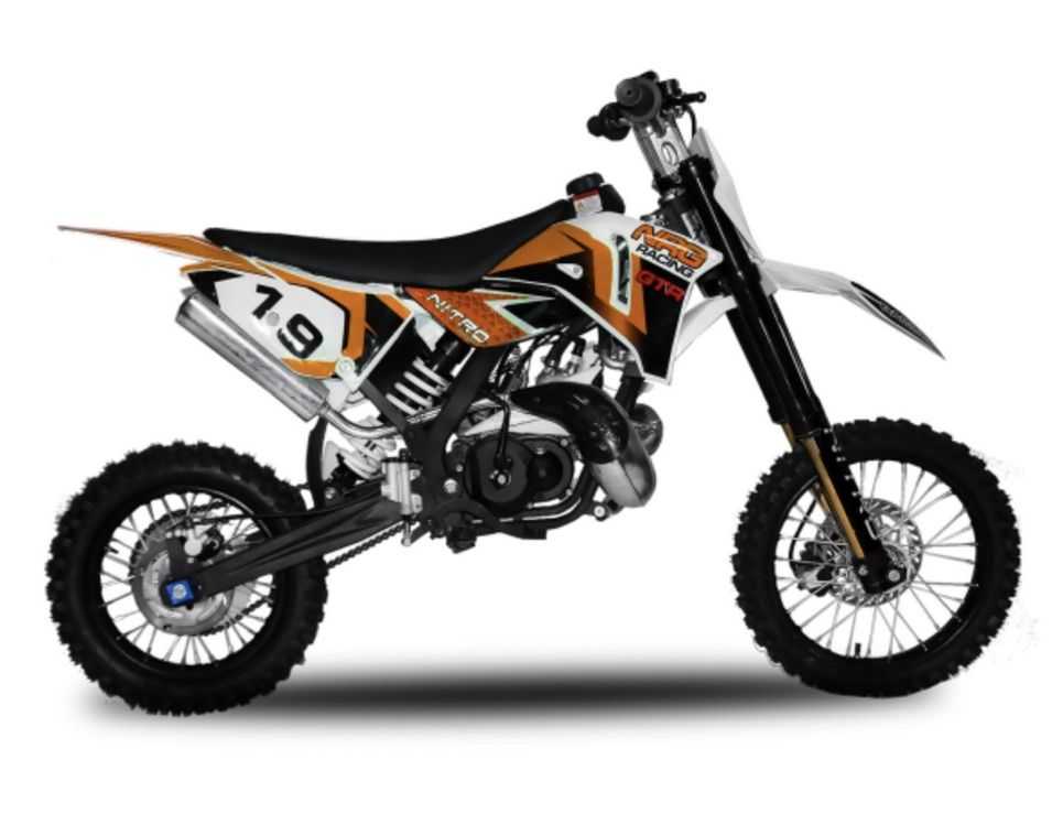Dirt Bike 65cc rouge NRG65 GTR 14/12 refroidissement à eau - Photo n°1