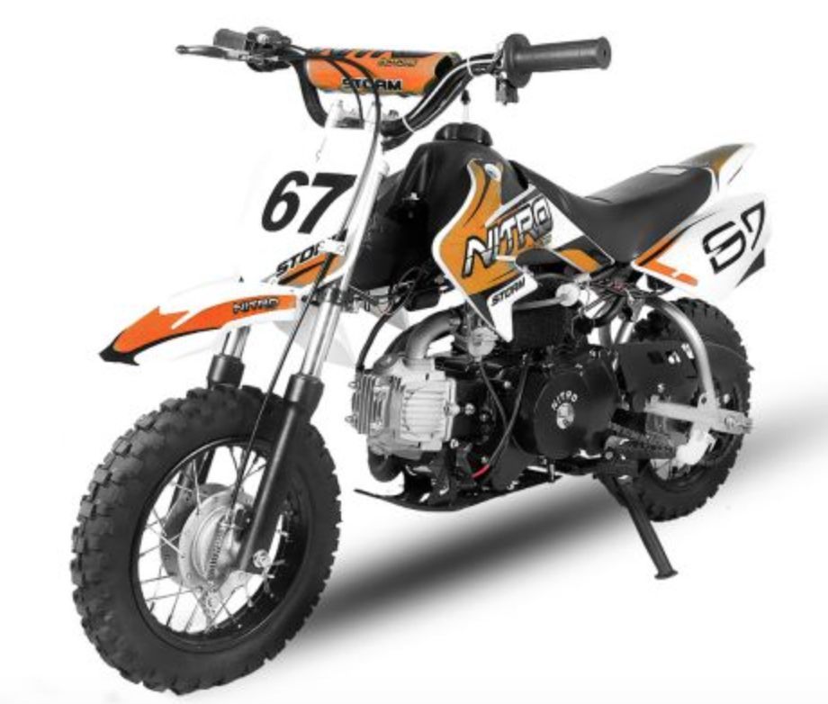 Dirt Bike 90cc Storm Auto 10/10 Orange - Photo n°1