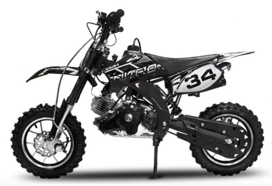 Dirt Bike YMH 49cc Noir 10/10 - Photo n°1