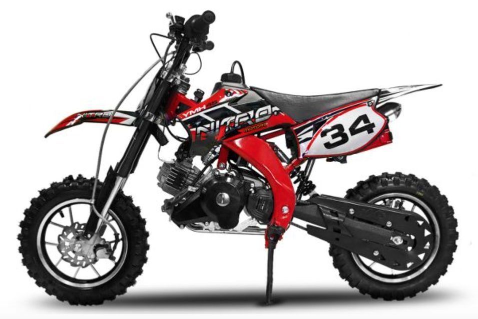 Dirt Bike YMH 49cc Rouge 10/10 - Photo n°1