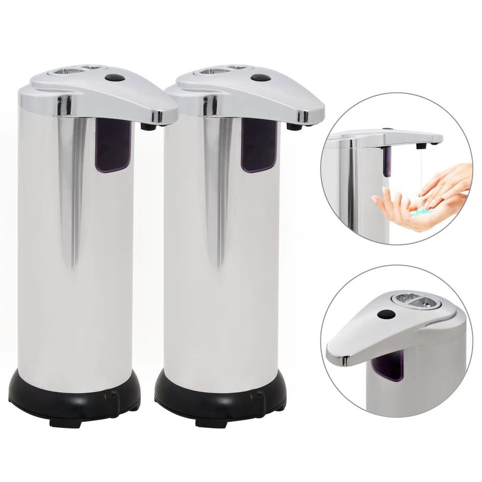 Distributeur automatique de savon 2 pcs Capteur IR 600 ml - Photo n°1