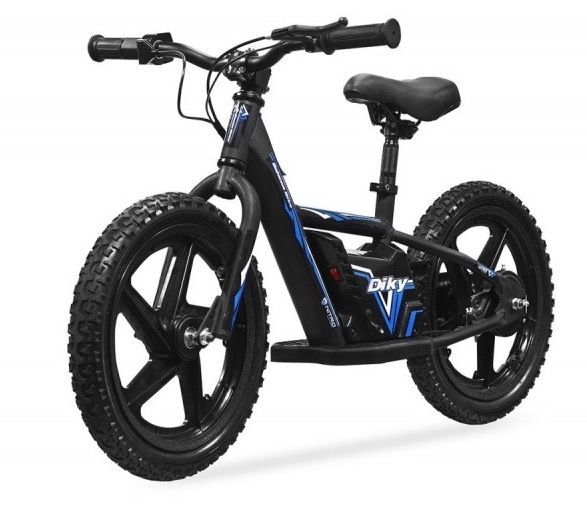 Draisienne électrique pour enfants Diky 180W avec batterie lithium-on de 24V bleu - Photo n°1