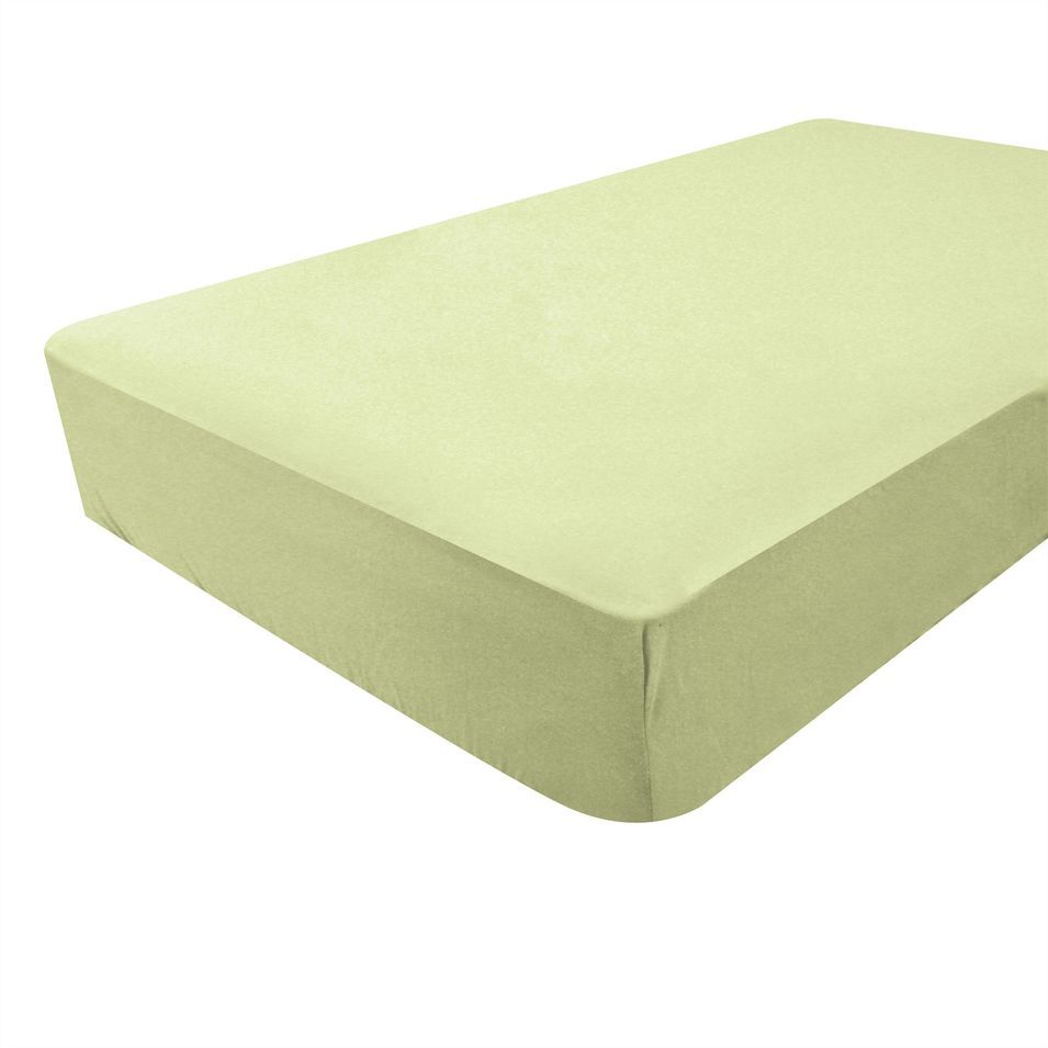 Drap housse Anis Bambou - Photo n°1