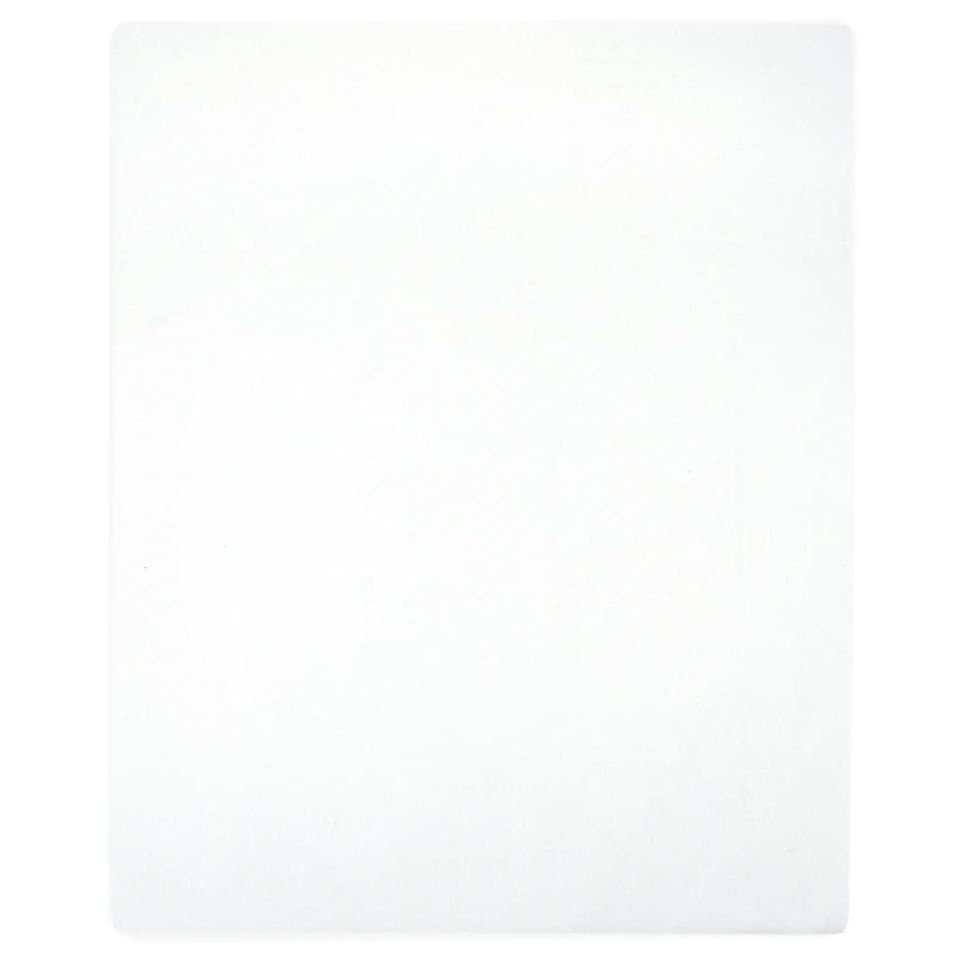 Drap-housse Jersey Blanc 160x200 cm Coton - Photo n°1