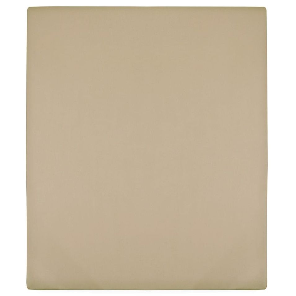 Drap-housse Jersey Taupe 140x200 cm Coton - Photo n°1