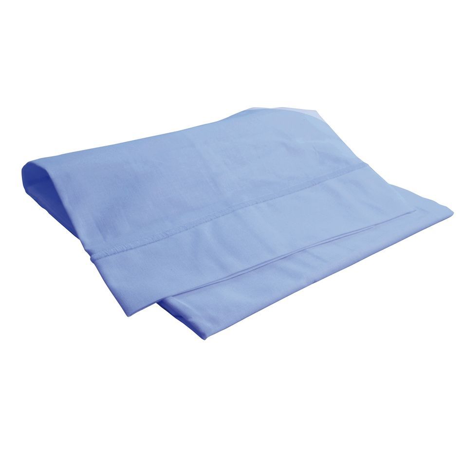 Drap plat bleu ciel Doux Nid - Photo n°1