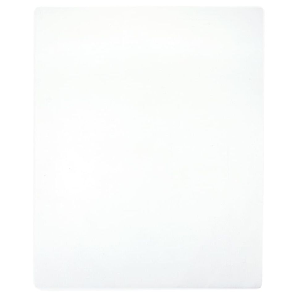 Draps-housses Jersey 2 pcs Blanc 140x200 cm Coton - Photo n°1