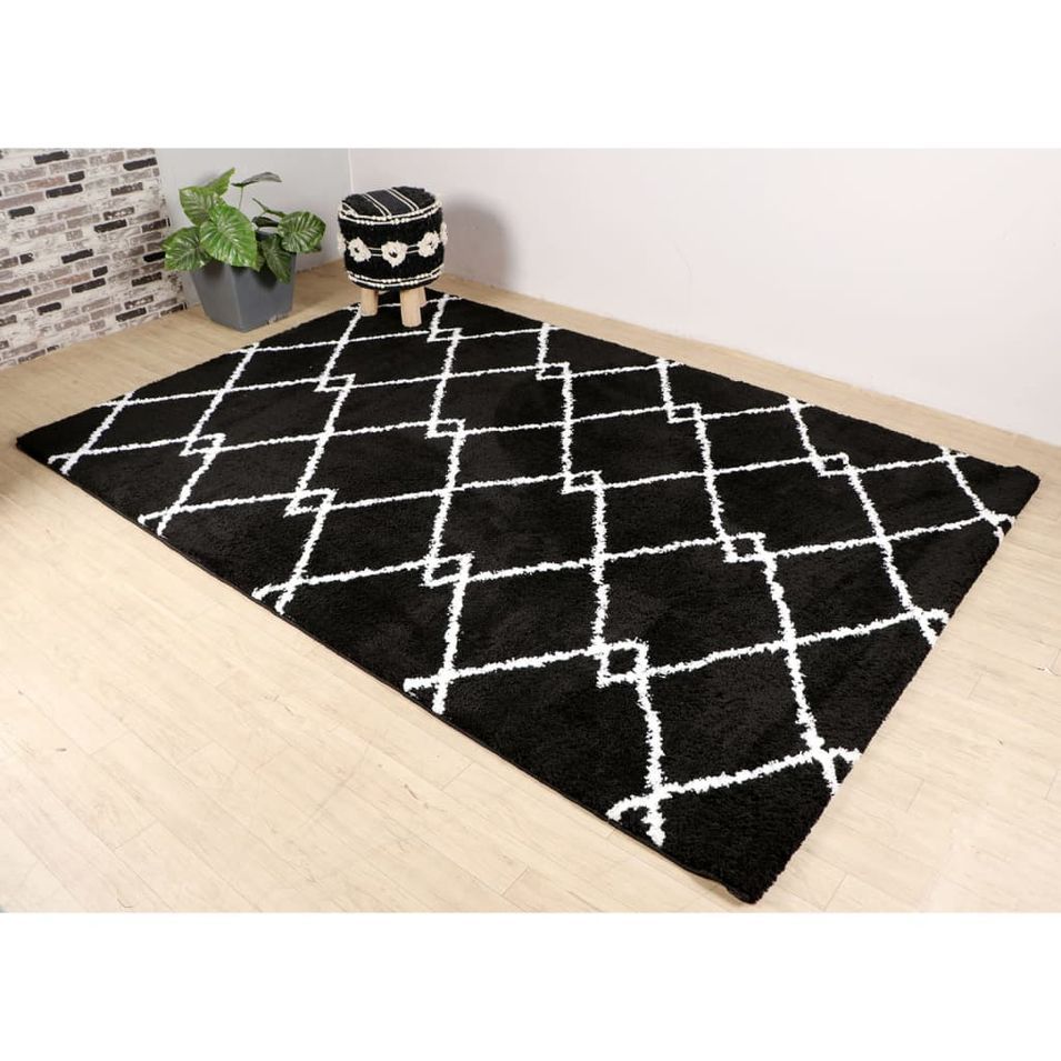 Dutch Lifestyle Tapis Florence S 300x200 cm Noir - Photo n°1