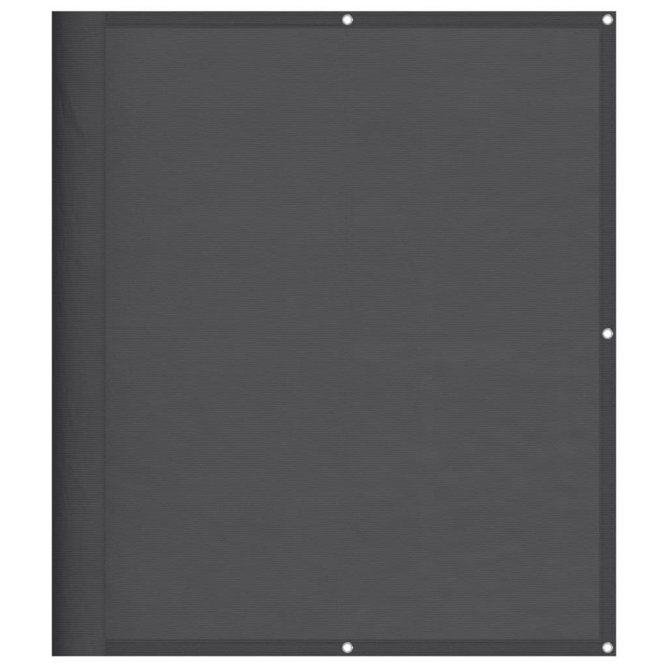 Écran de balcon anthracite 120x1000 cm 100% polyester oxford - Photo n°1