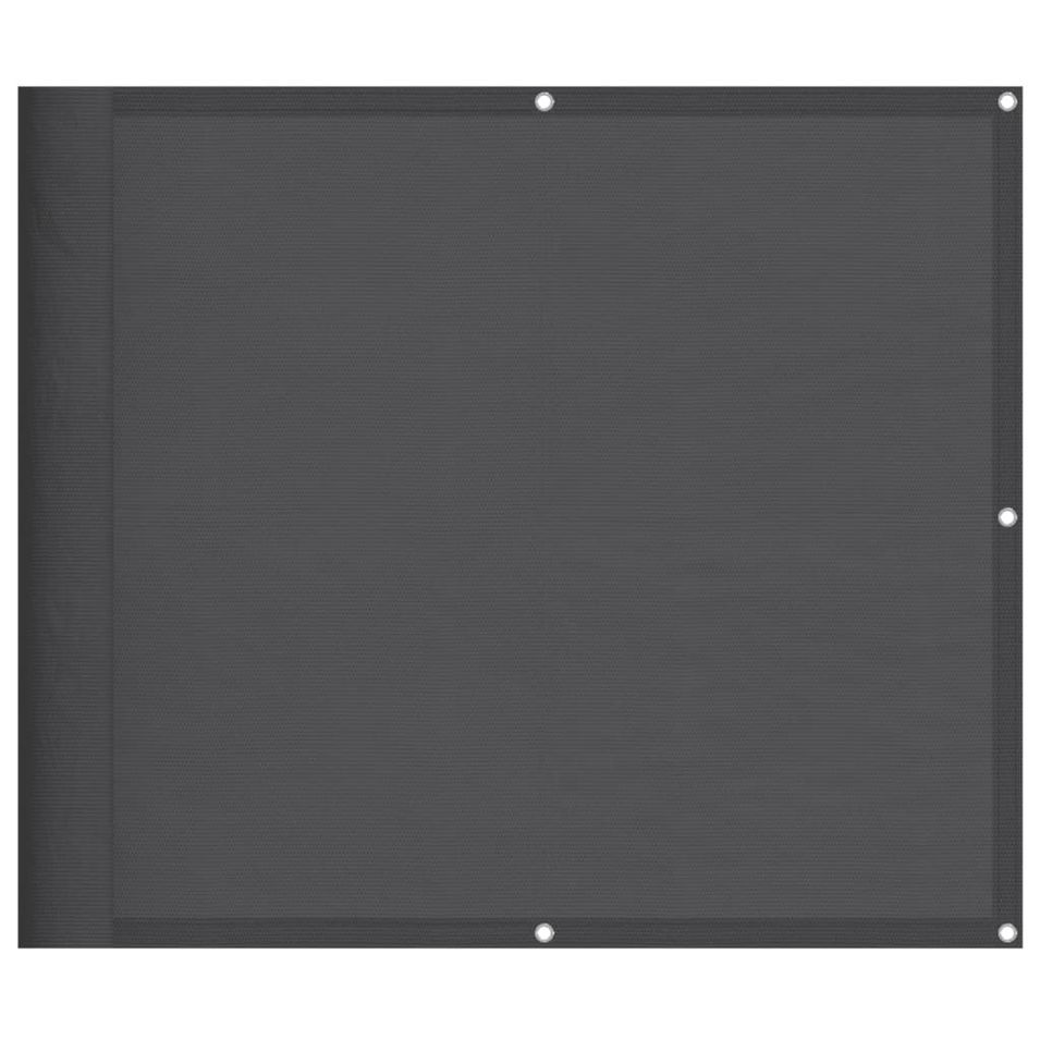 Écran de balcon anthracite 90x700 cm 100% polyester oxford - Photo n°1