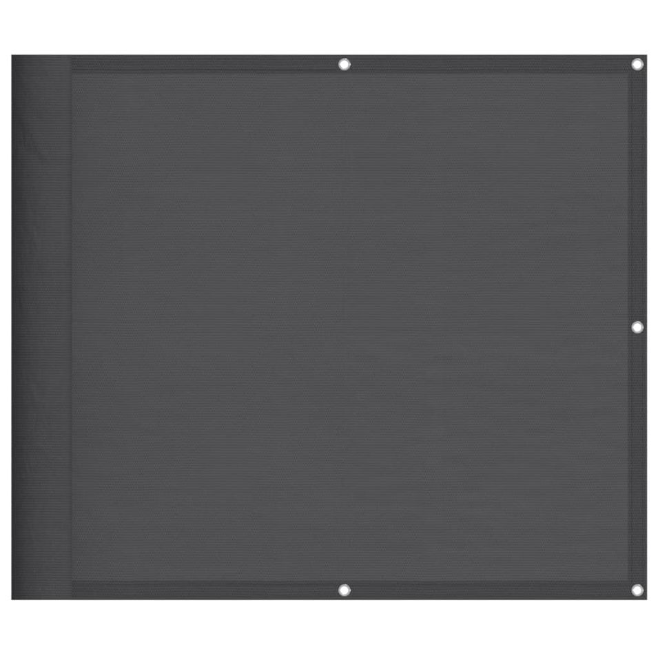 Écran de balcon anthracite 90x800 cm 100% polyester oxford - Photo n°1