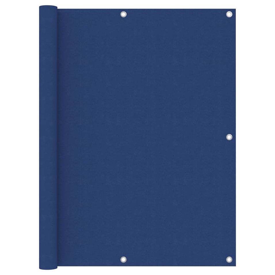 Écran de balcon Bleu 120x400 cm Tissu Oxford - Photo n°1