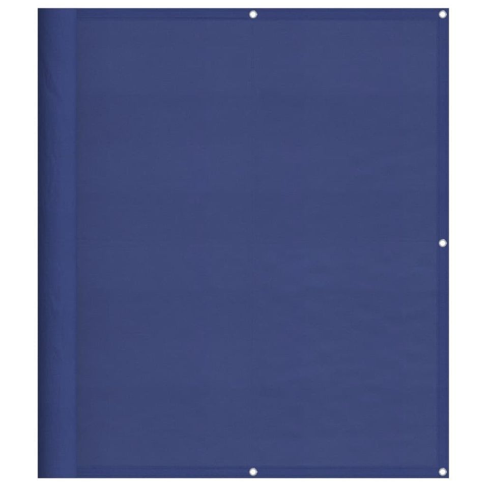 Écran de balcon bleu 120x700 cm 100% polyester oxford - Photo n°1