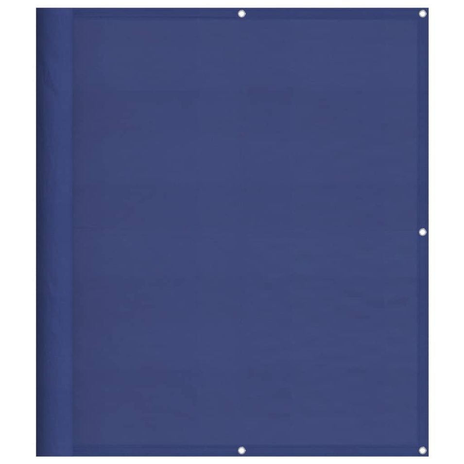 Écran de balcon bleu 120x800 cm 100% polyester oxford - Photo n°1