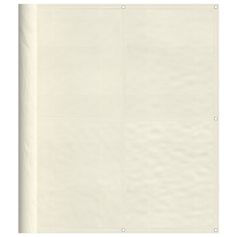 Écran de balcon crème 120x1000 cm 100% polyester oxford - Photo n°1