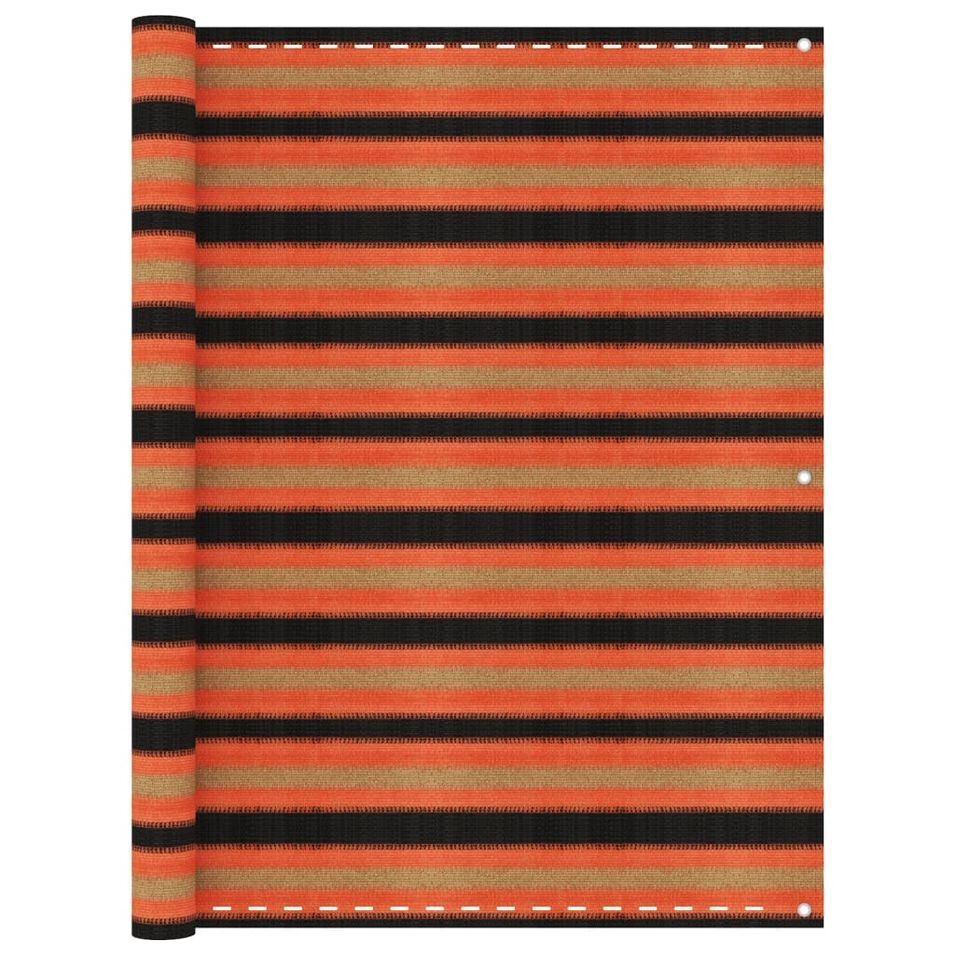 Écran de balcon Multicolore 120x500 cm PEHD - Photo n°1