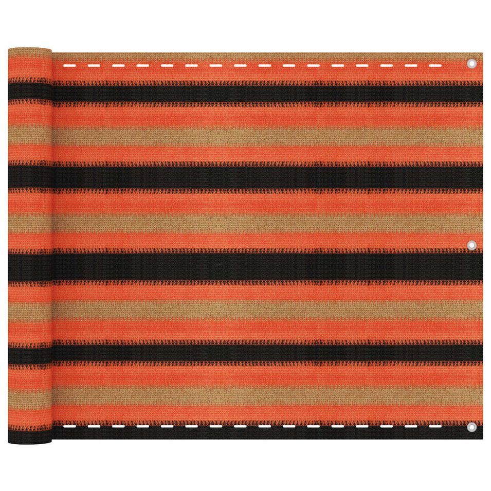 Écran de balcon Multicolore 75x500 cm PEHD - Photo n°1