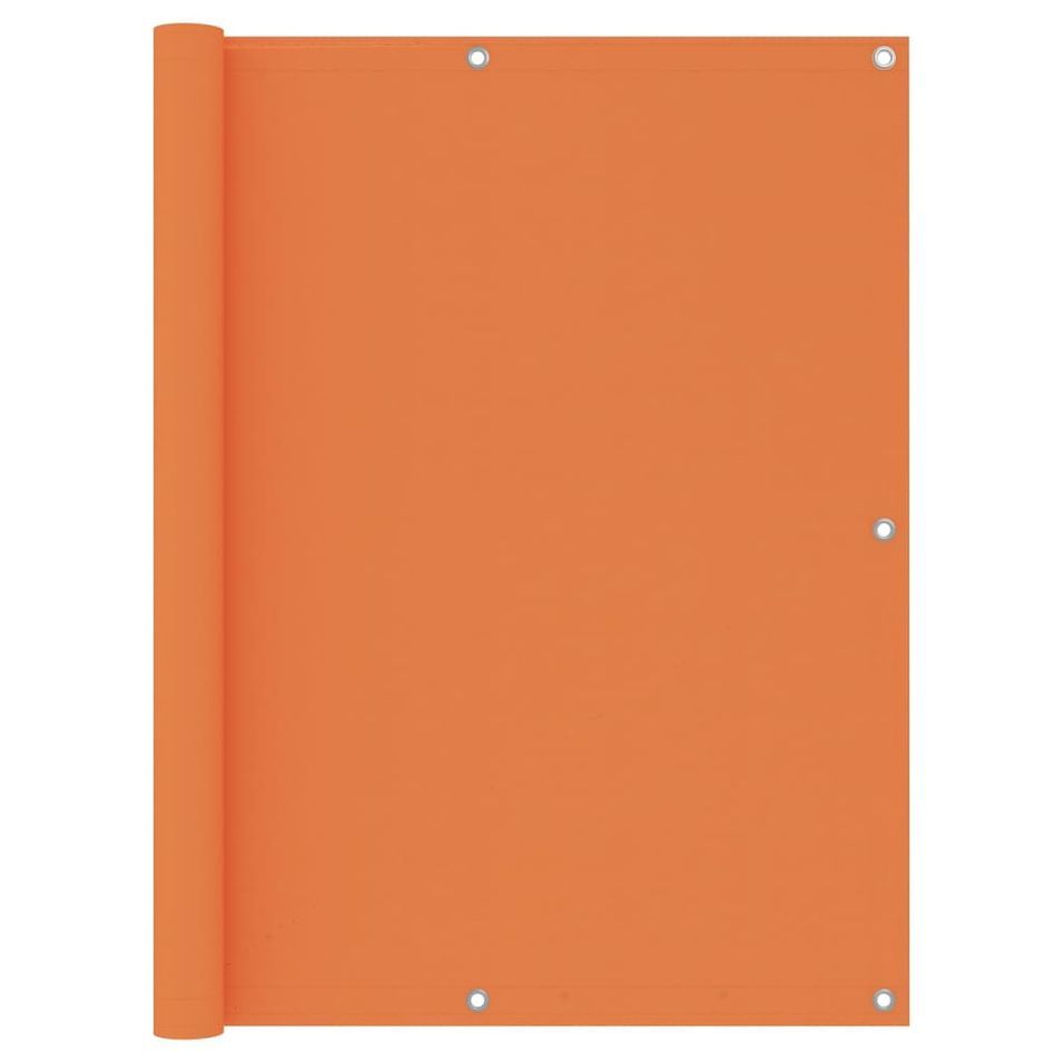 Écran de balcon Orange 120x400 cm Tissu Oxford - Photo n°1