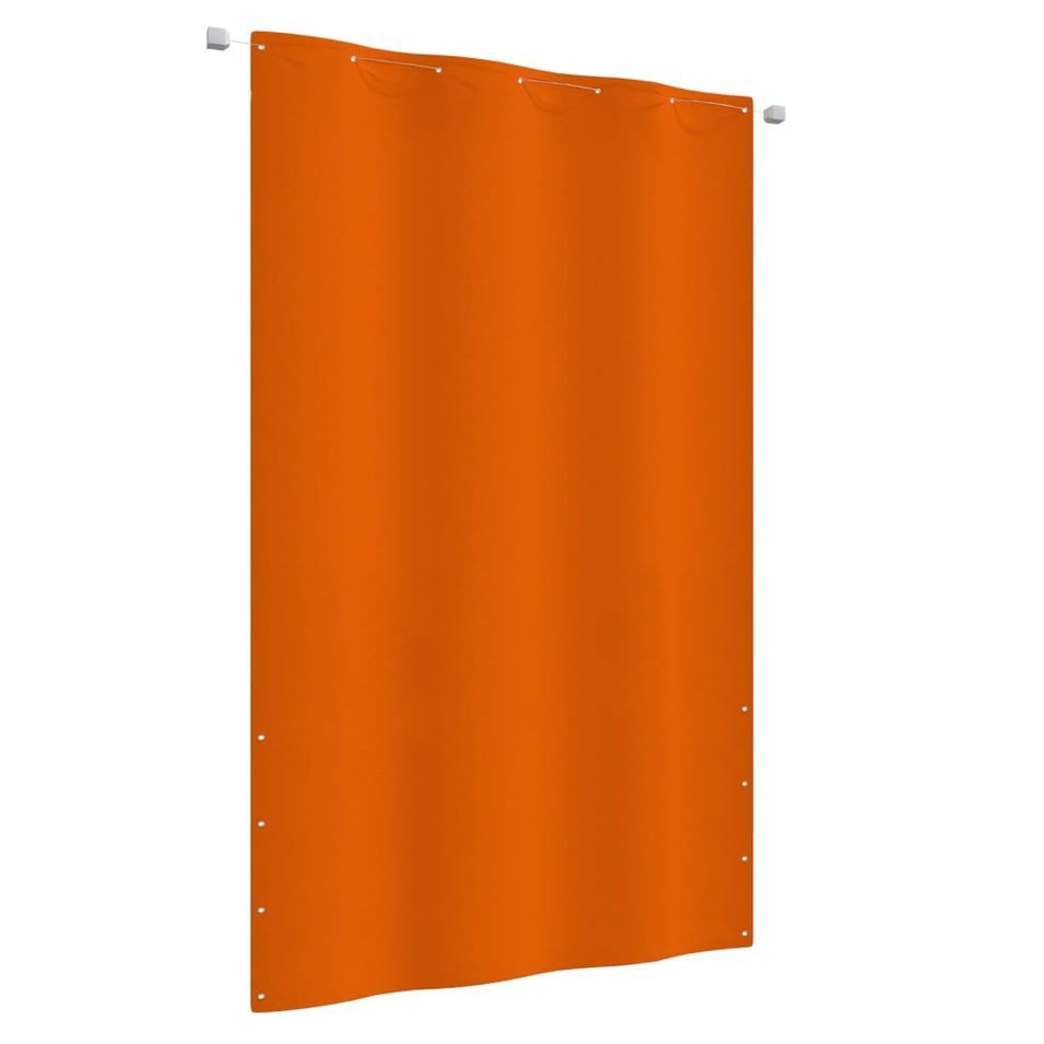 Écran de balcon Orange 140x240 cm Tissu Oxford - Photo n°1