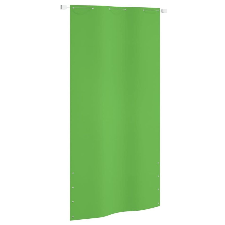 Écran de balcon Vert clair 120x240 cm Tissu Oxford - Photo n°1