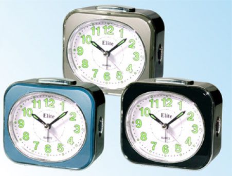 Elite Sveglia Analogica Grigia/ Grey Alarm Clock T 1931G - Photo n°1