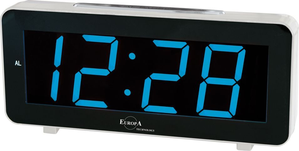 Elite Sveglia Led A Corrente (cavetto Usb E Spina Inclusi) - Argento - Led Alarm Clock Powered By Electricity (usb Cable And Plug Included) - Silver DV640_S - Photo n°1