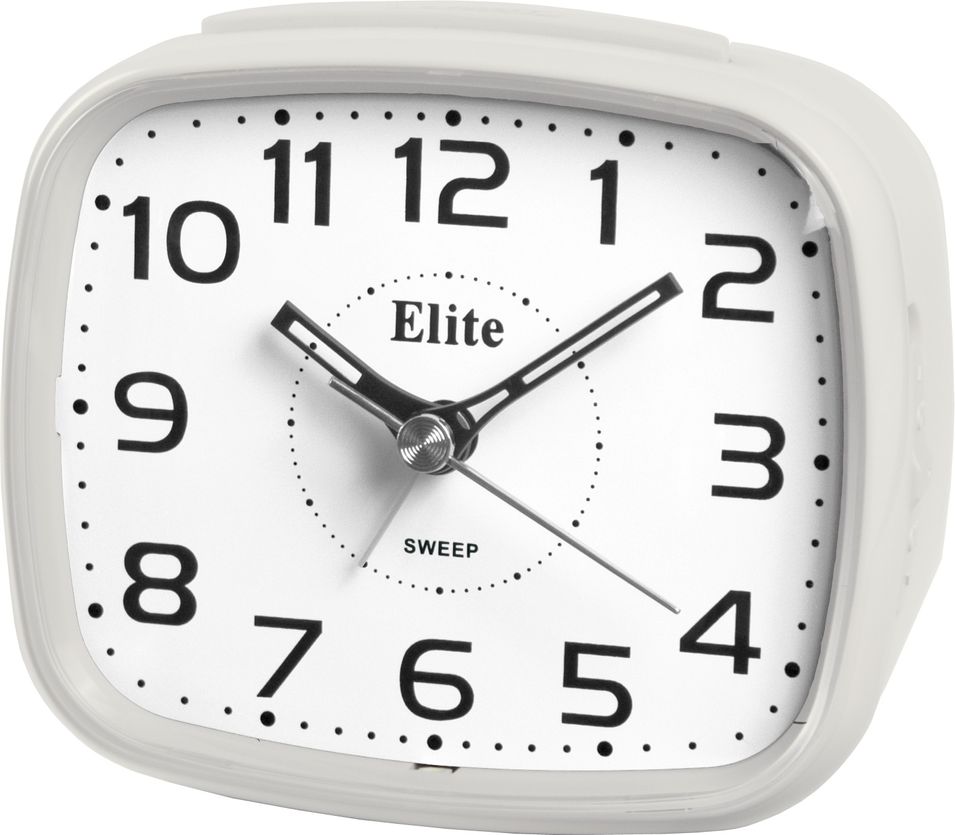 Elite Sveglia Silent Con Luce Led E Snooze - Bianco - Silent Alarm Clock With Led Light And Snooze - White ST5630_W - Photo n°1