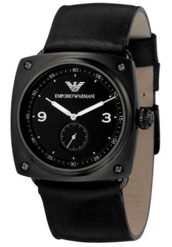Emporio Armani Classic, Ip S/s Case, Black Dial, Black Leather Strap, Wr 5atm 46mm ***special Offer*** AR5900 - Photo n°1