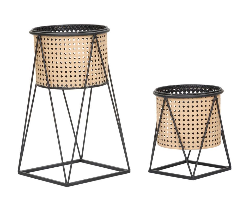 Ensemble de 2 porte-vases osaka ø 21 x 40 cm - 19 x 22 cm - Photo n°1