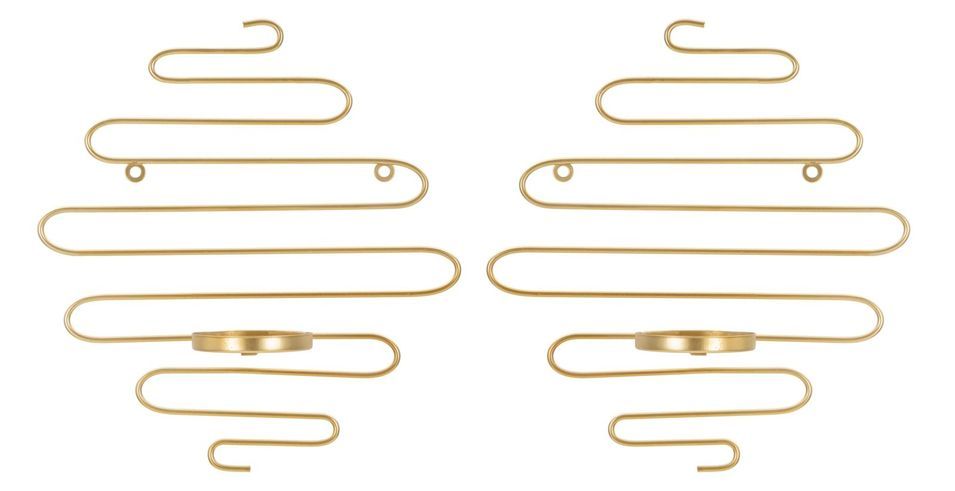 Ensemble de 2 supports muraux pour bougies alid, 33 x 10 x 34 cm - Photo n°1