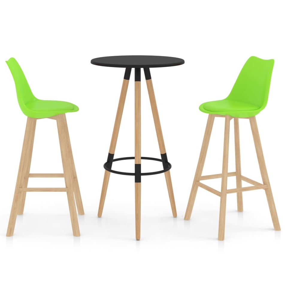 Ensemble de bar 3 pcs Vert 2 - Photo n°1