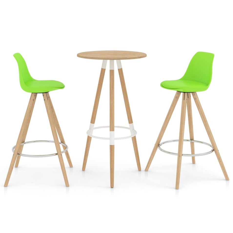 Ensemble de bar 3 pcs Vert 4 - Photo n°1