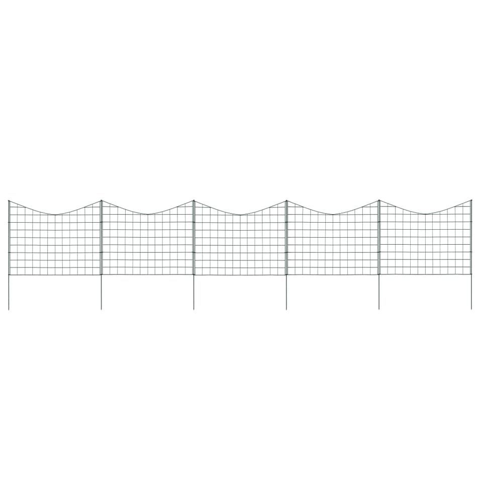 Ensemble de clôture voûtée plus basse d'étang 77,5x64 cm Vert - Photo n°1