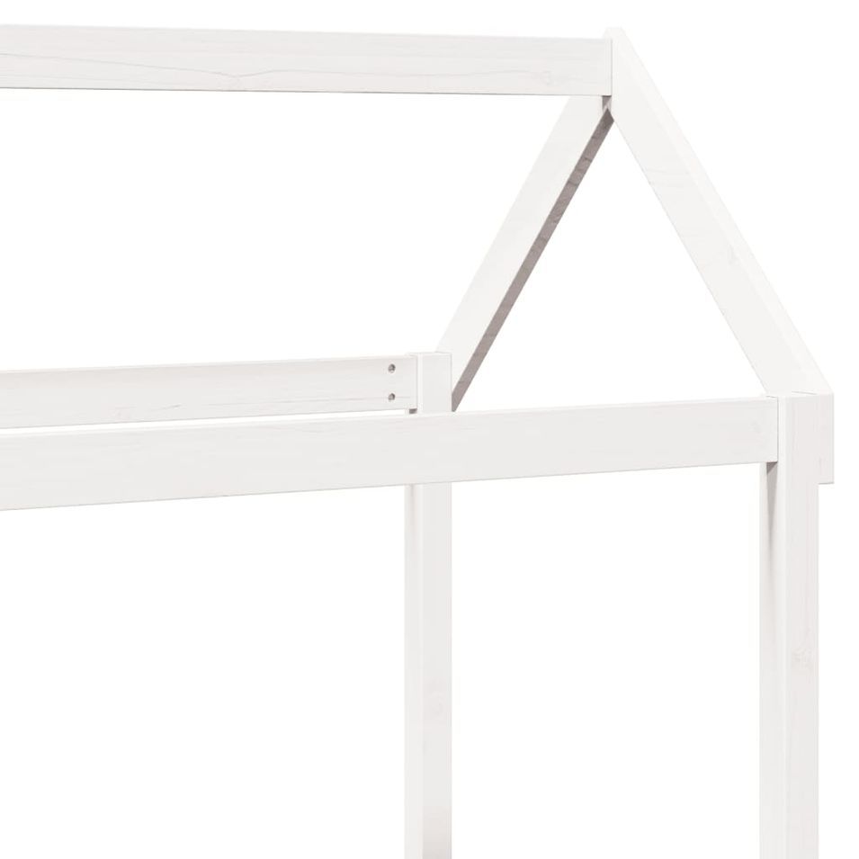 Ensemble de lit de jour et de banc et toit 90x190 cm pin massif - Photo n°10
