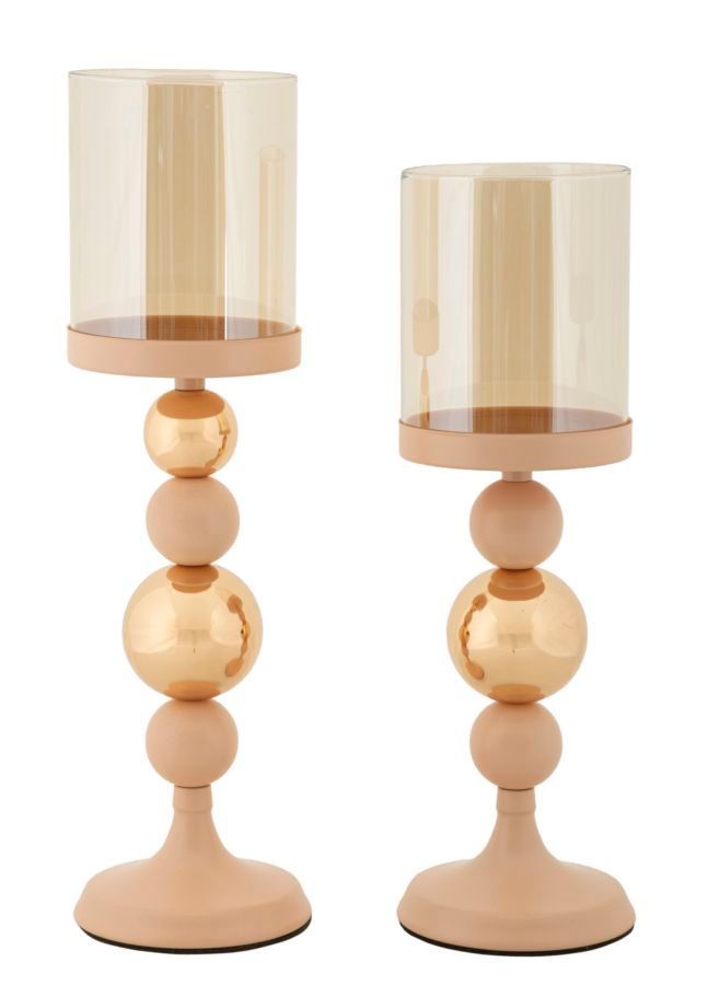 Ensemble de porte-bougies 2 pièces cm ø10x32-10x36 - Photo n°1