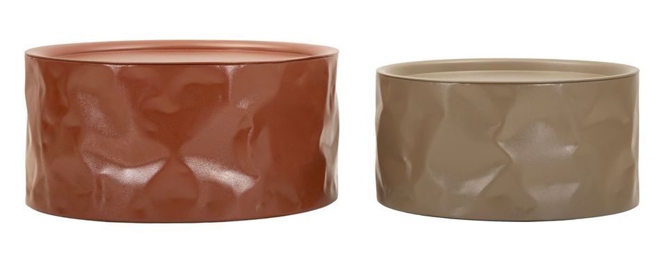 Ensemble table basse norimberga 2 pièces, ø 62 x 30 cm - 51 x 26 cm - Photo n°1