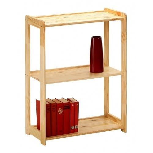 Etagère 3 niveaux en Pin Gina - Photo n°1