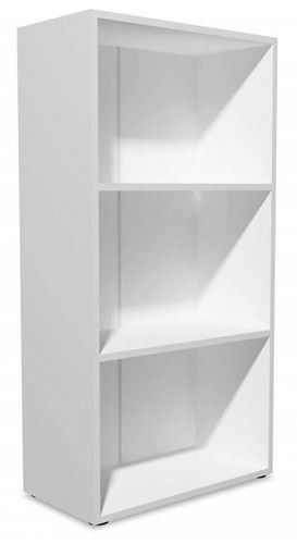 Etagère 3 plateaux bois blanc Claireau - Photo n°1