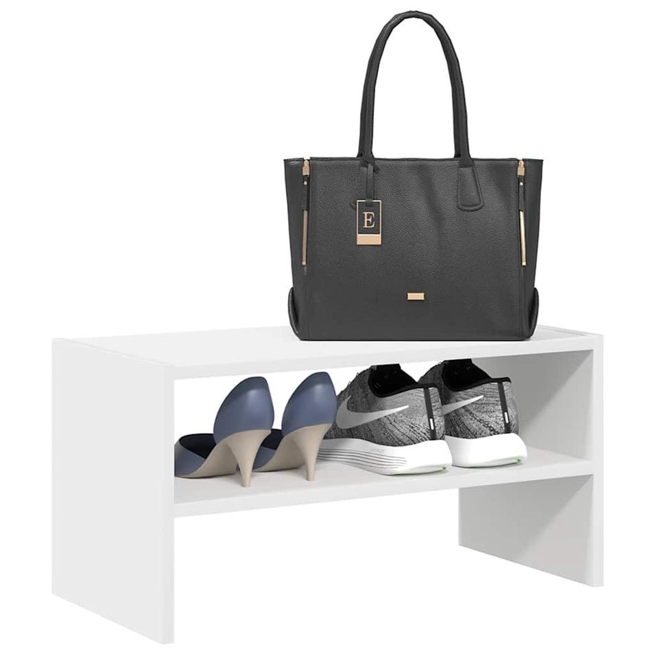 Étagère à chaussures 2 niveaux empilable – Solution Flexible et élégante pour le rangement - Photo n°1