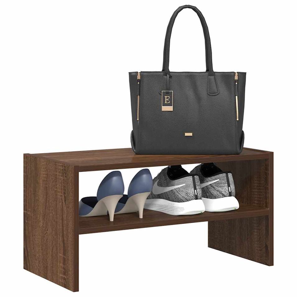 Étagère à chaussures 2 niveaux empilable – Solution Flexible et élégante pour le rangement - Photo n°1