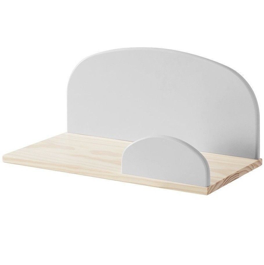 Etagère bois laqué gris Kiddy 45 cm - Photo n°1