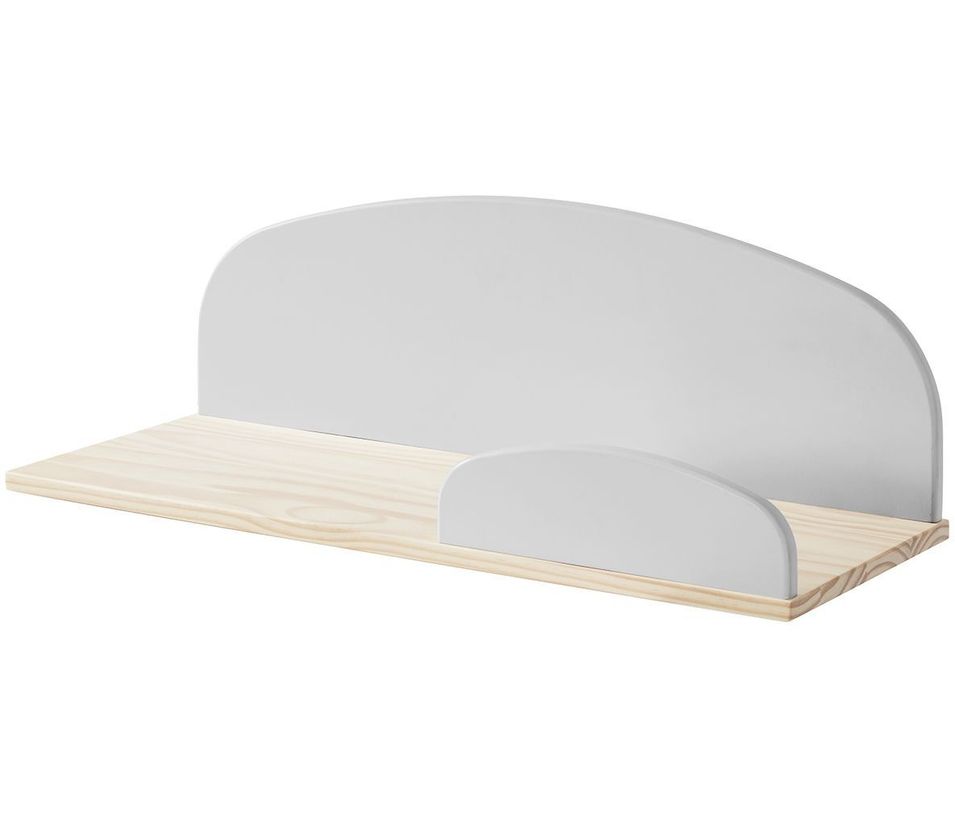 Etagère bois laqué gris Kiddy 65 cm - Photo n°1