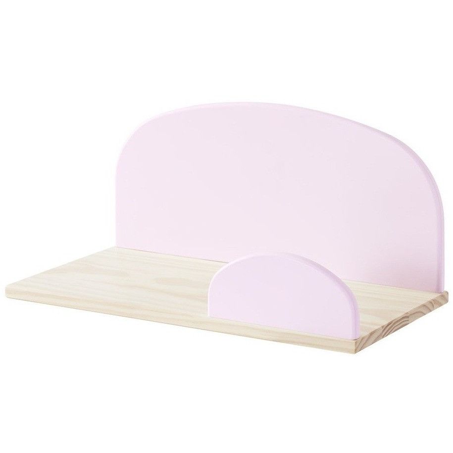 Étagère bois laqué vieux rose Kiddy 45 cm - Photo n°1
