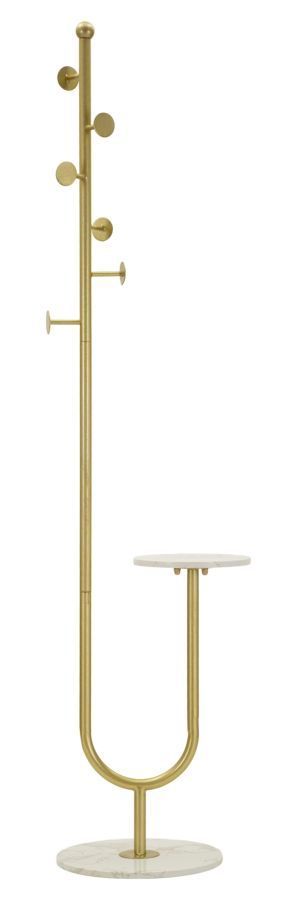 étagère de sol pour porte-vêtements cm 40x35x176 - Photo n°1