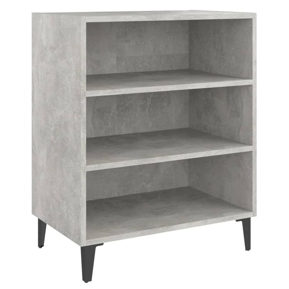 Étagère Gris béton 57x35x70 cm - Photo n°1