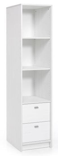 Etagère haute blanche et grise Sol - Photo n°1