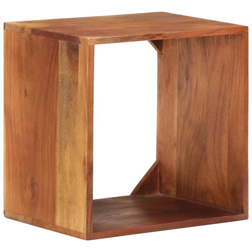 Étagère murale 40x30x40 cm Bois d'acacia solide - Photo n°1