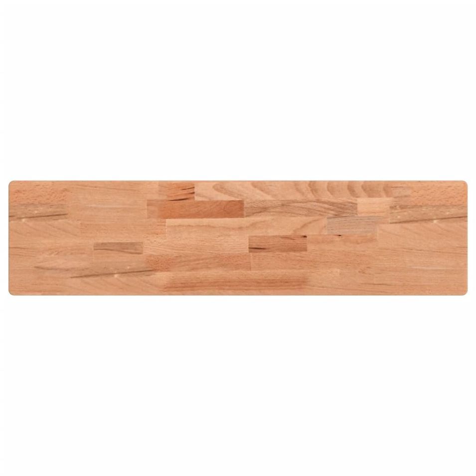 Étagère murale 80x20x4 cm bois massif de hêtre - Photo n°1