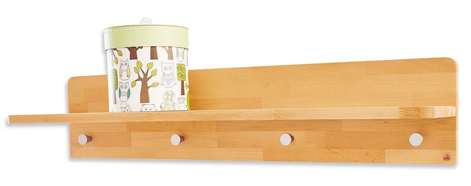 Étagère murale bébé hêtre massif Natura - Photo n°1
