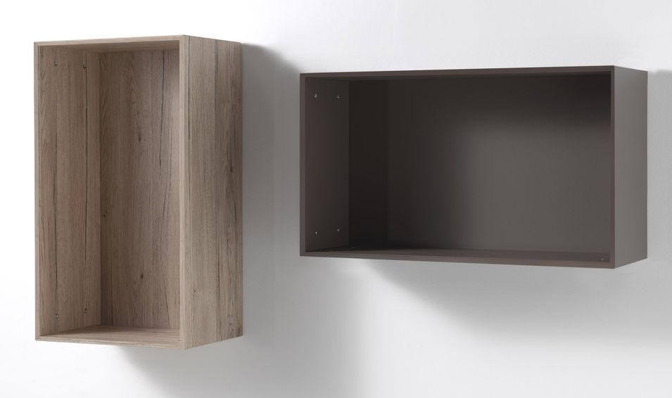 Etagère murale bois clair et marron Foresta - Lot de 2 - Photo n°1